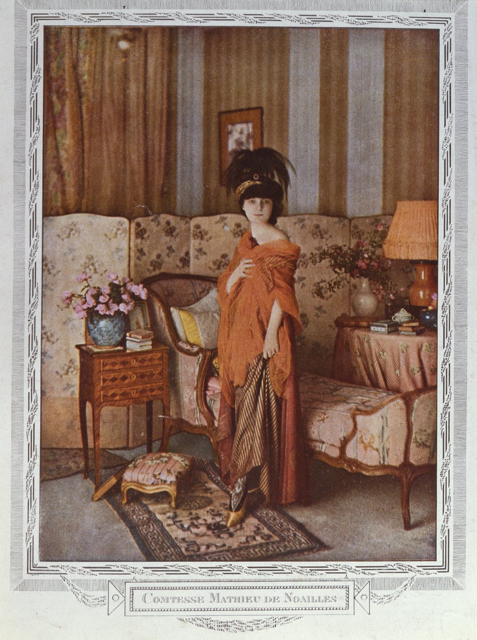 काउंटेस एना डी नोआइल्स (1876-1933) 1913 द्वारा मार्सेलिन गिल्बर्ट देसबाउटिन