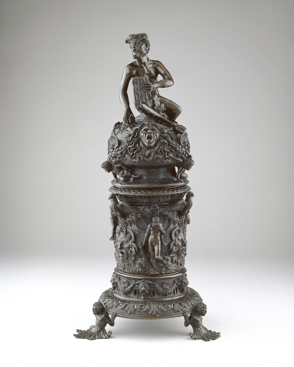 इत्र बर्नर, c.1530-40 (कांस्य) द्वारा डेसिडेरियो दा फिरेंज़े