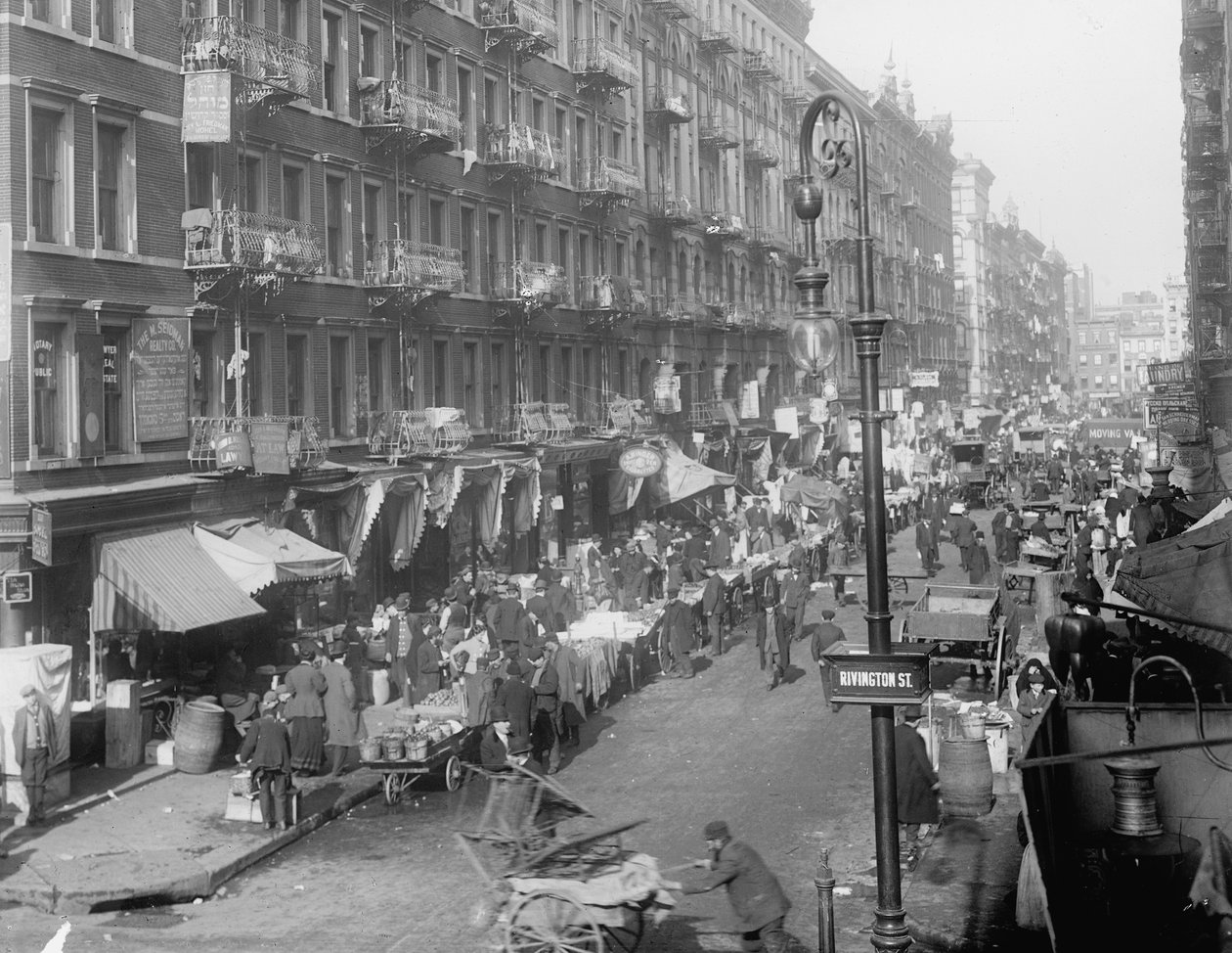 यहूदी बस्ती, न्यूयॉर्क, एनवाई, c.1900-15 द्वारा डेट्रोइट प्रकाशन कंपनी