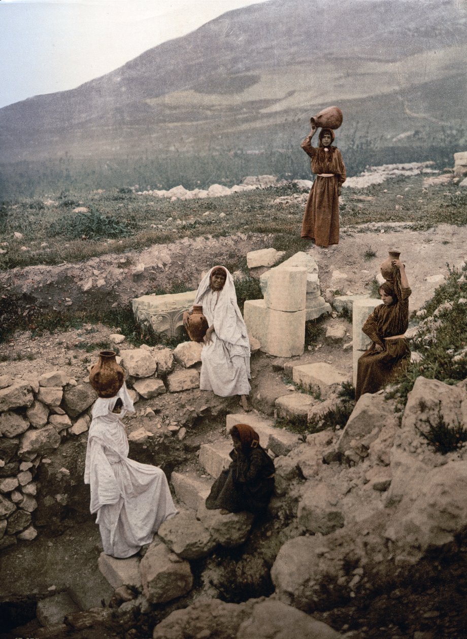 नब्लस में द वेल ऑफ़ द समरिटन्स, सी। 1900 (फोटोमैकेनिकल प्रिंट) द्वारा डेट्रोइट प्रकाशन कंपनी