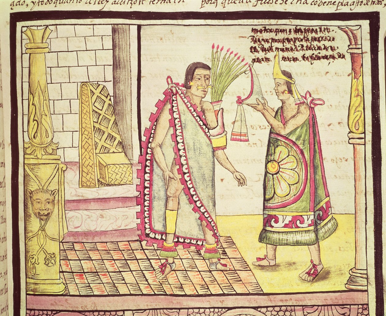 150.15 1579 में आखिरी मैक्सिकन सम्राट मोंटेज़ुमा II (1466-1520) की ताजपोशी द्वारा डिएगो डुरान