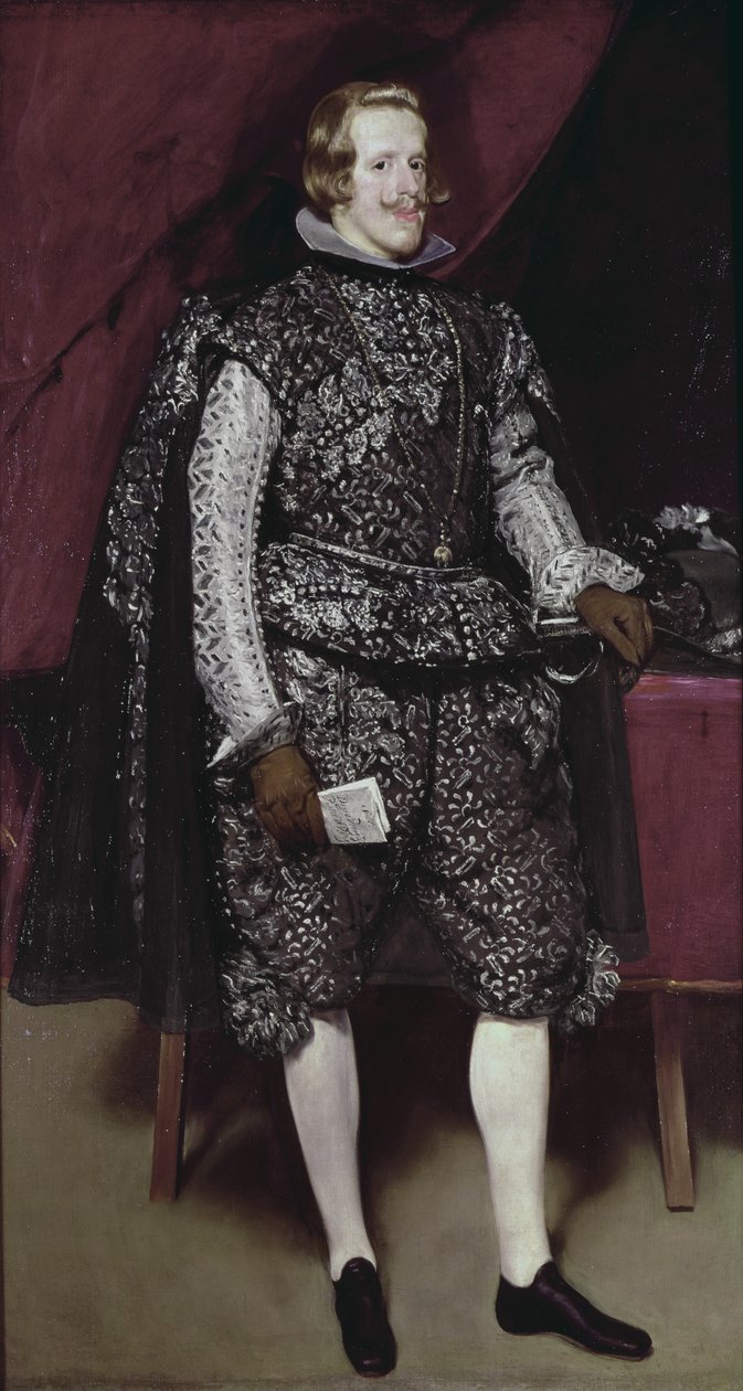 ब्राउन और सिल्वर में स्पेन का फिलिप IV (1605-65), c.1631-2 द्वारा डिएगो वेलाज़क्वेज़
