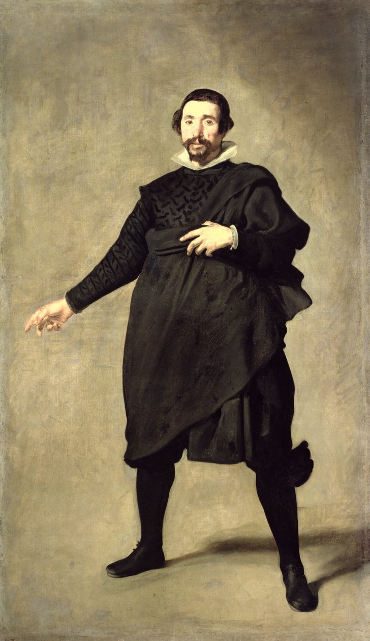 बफ़ून पाब्लो डे वलाडोलिड का चित्रण, c.1632 द्वारा डिएगो वेलाज़क्वेज़