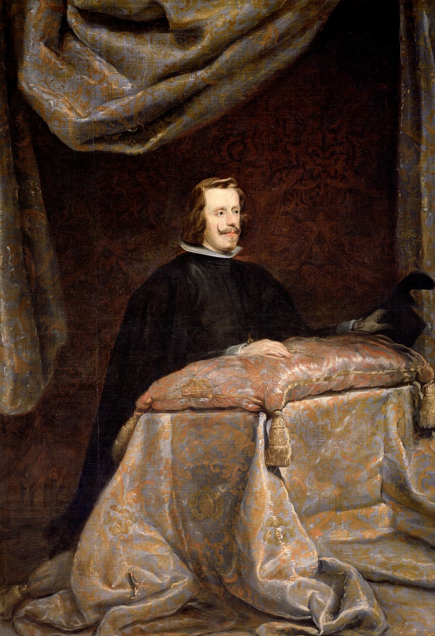 प्रार्थना पर फिलिप IV, c.1655 (कैनवास पर तेल) द्वारा डिएगो रोड्रिग्ज डी सिल्वा (स्टूडियो ऑफ वेलाज़क्वेज़)