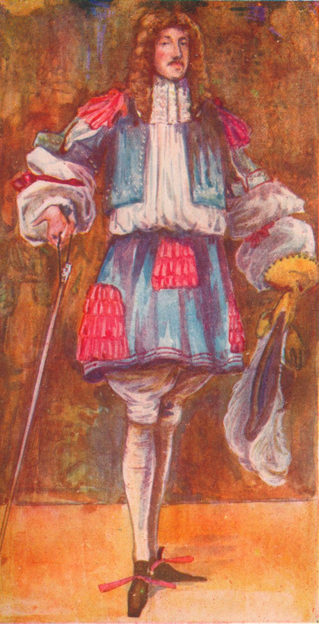 ए मैन ऑफ द टाइम ऑफ चार्ल्स II, 1907 द्वारा डायोन क्लेटन कैल्थ्रोप
