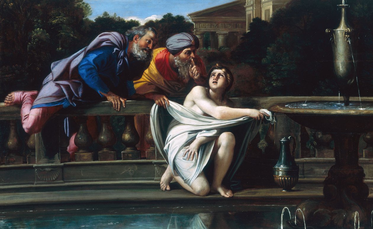 सुसन्ना एंड द एल्डर्स द्वारा Domenichino