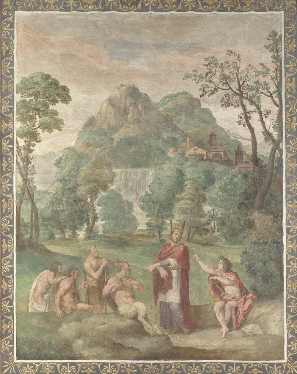 मिडास का निर्णय द्वारा Domenichino