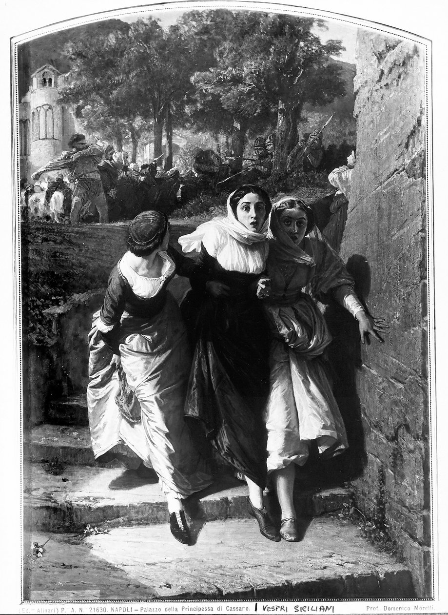सिसिली वेस्पर्स, 1843-1901 द्वारा डोमनिको मोरेली