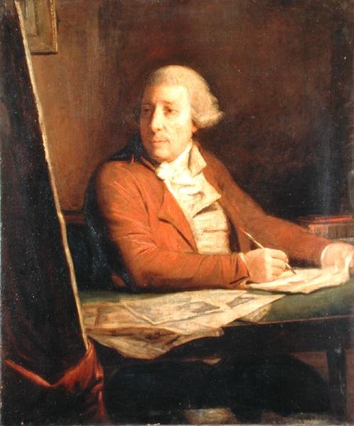 फ्रांसेस्को बार्टोलोज़ी का पोर्ट्रेट (1727-1815) (कैनवास पर तेल) द्वारा डोमनिको पेलेग्रिनी
