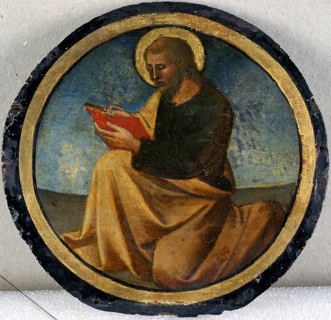 इंजीलवादी, c.1460 (चिनार की लकड़ी पर तड़का) द्वारा डोमिनिको डी फ्रांसेस्को डी एंटोनियो डोमेनिको डी फ्रांसेस्को डी एंटोनियो