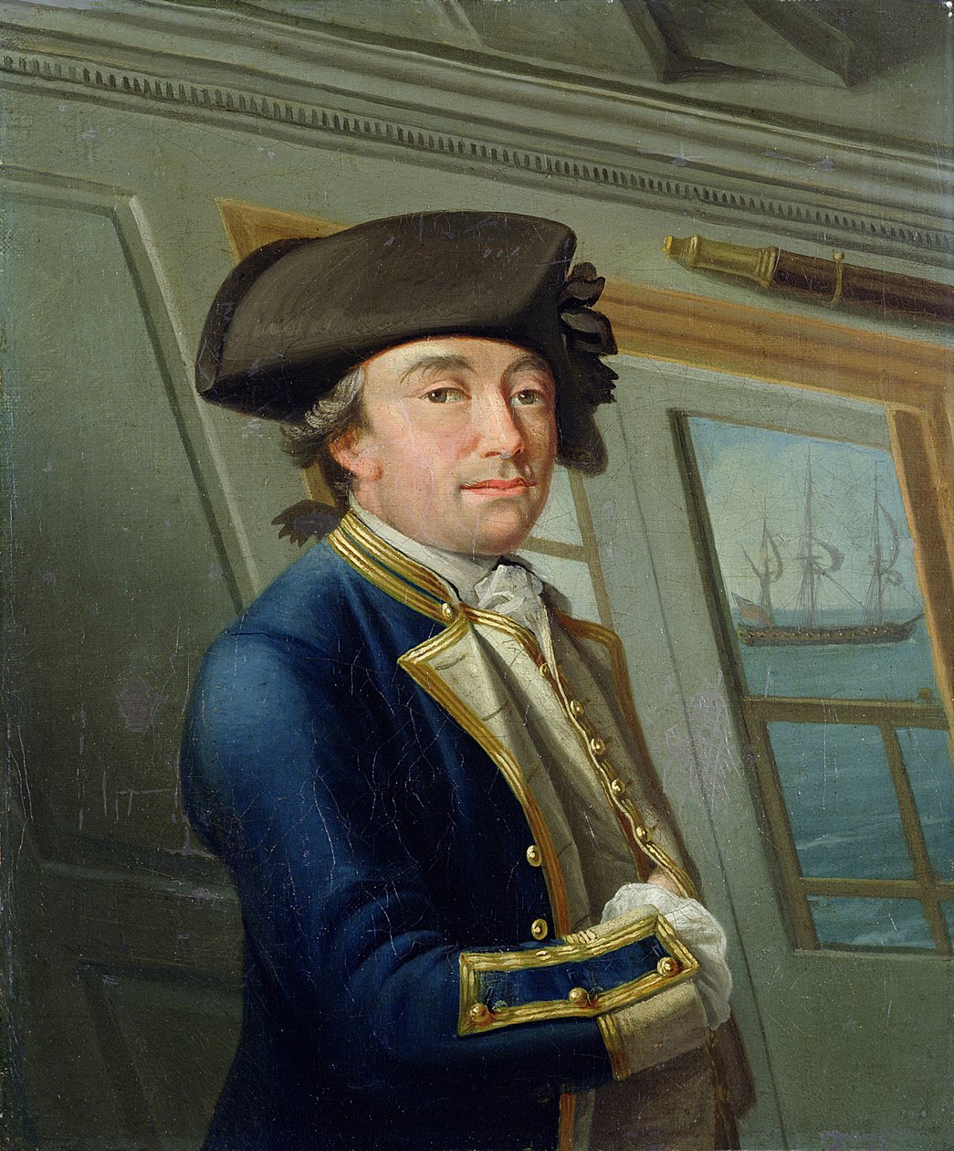 कैप्टन विलियम लॉकर का पोर्ट्रेट (1731-1800) 1769 द्वारा डोमिनिक सेरेस