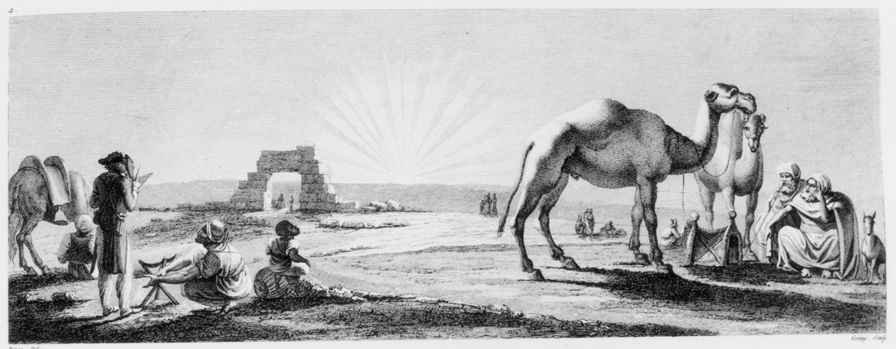 सिक्का, 1802 में उत्कीर्ण &39;ट्रैवल इन लोअर एंड अपर मिस्री&39; से ऊपरी मिस्र में काम करते हैं द्वारा डोमिनिक विवान डेनॉन