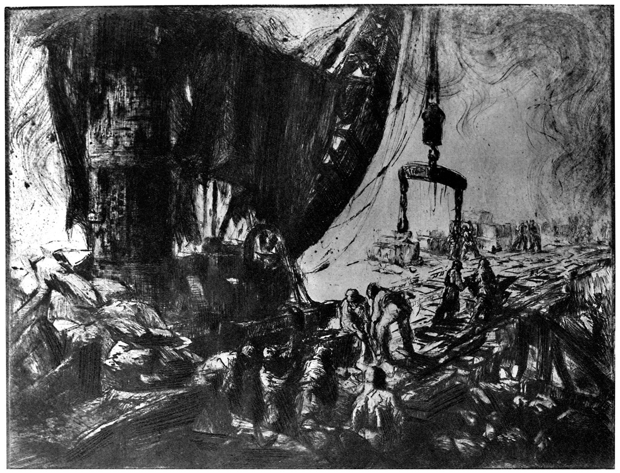 'ला चांटियर', द फैक्ट्री, 1924 द्वारा डोमिनिक जौवेट मैग्रोन