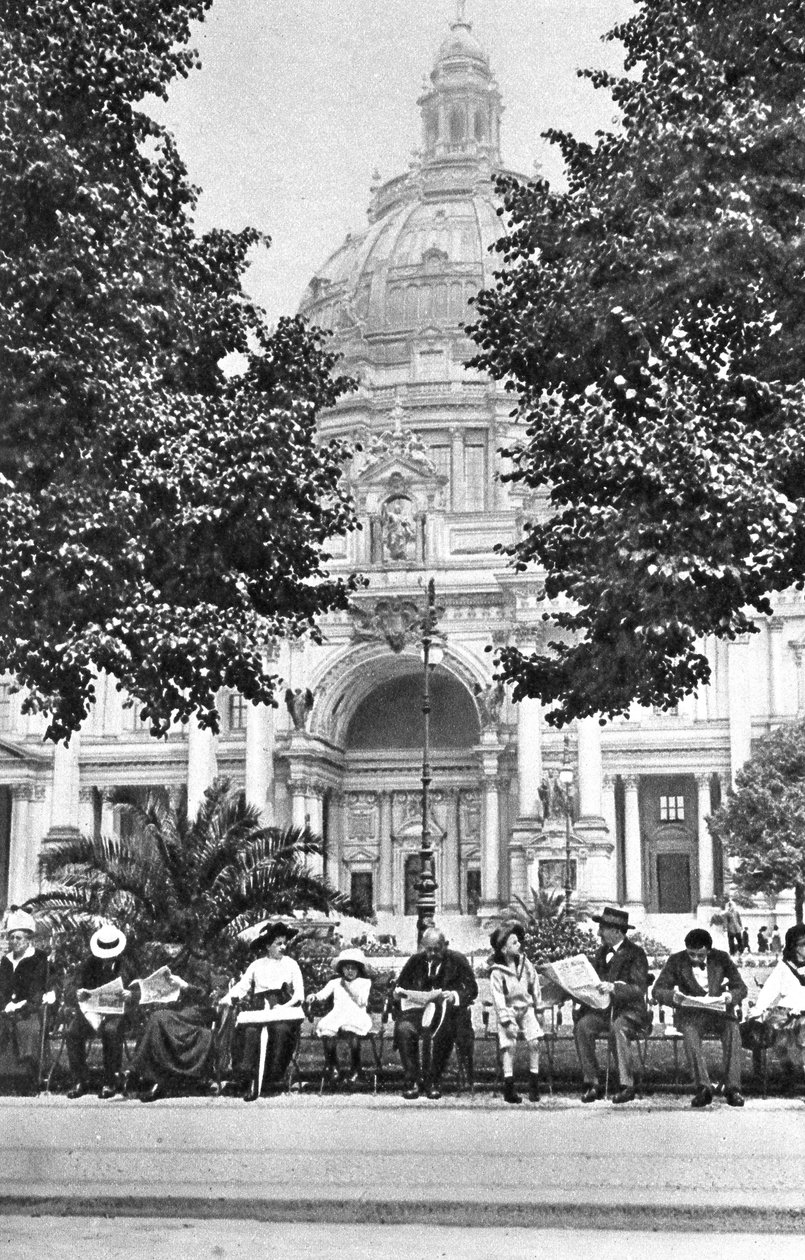 बर्लिन कैथेड्रल, बर्लिन, जर्मनी, 1922। द्वारा डोनाल्ड मैकलेश