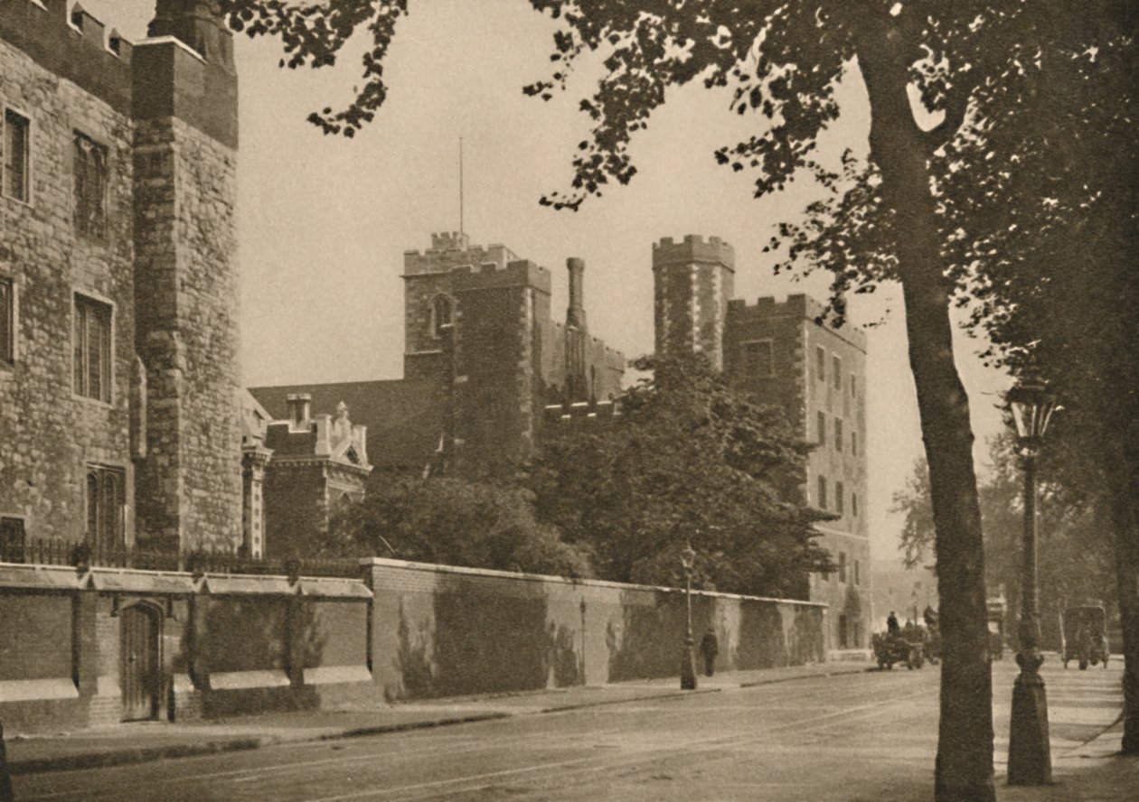 लैम्बेथ पैलेस, कैन्टरबरी के आर्कबिशप्स का निवास, सात शतक के लिए, c1935। द्वारा डोनाल्ड मैकलेश