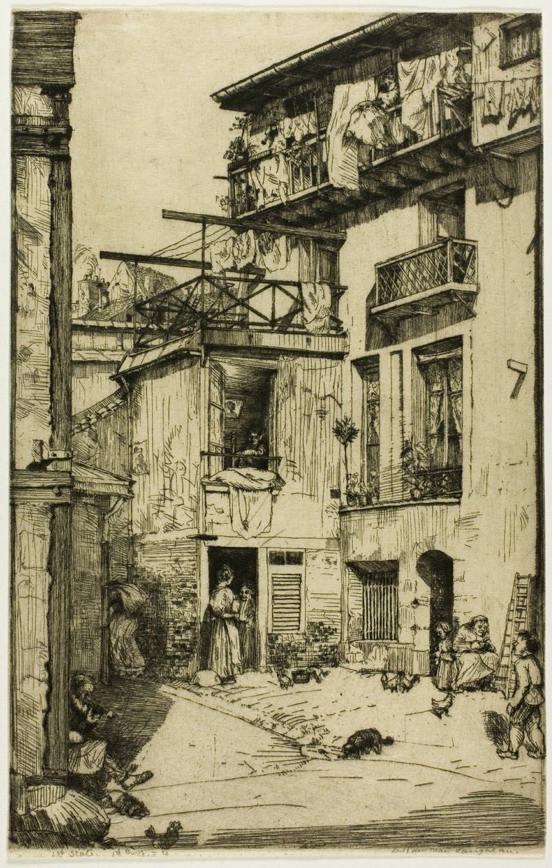 गोबेलिन्स कोर्टयार्ड द्वारा डोनाल्ड शॉ MacLaughlan