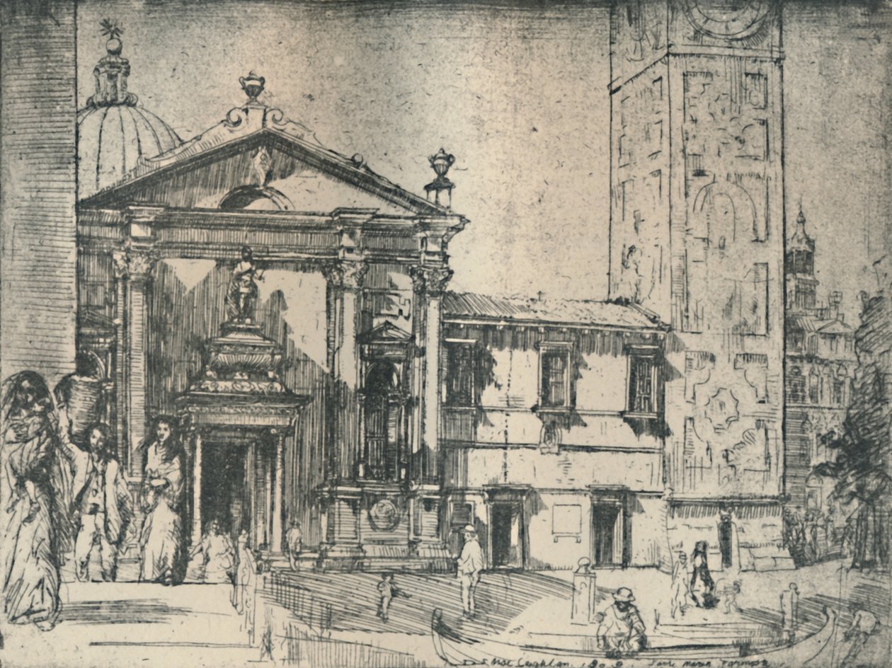 सांता मारिया फॉर्मोसा, 19 वीं 20 वीं सदी के अंत में, 1925। द्वारा डोनाल्ड शॉ MacLaughlan