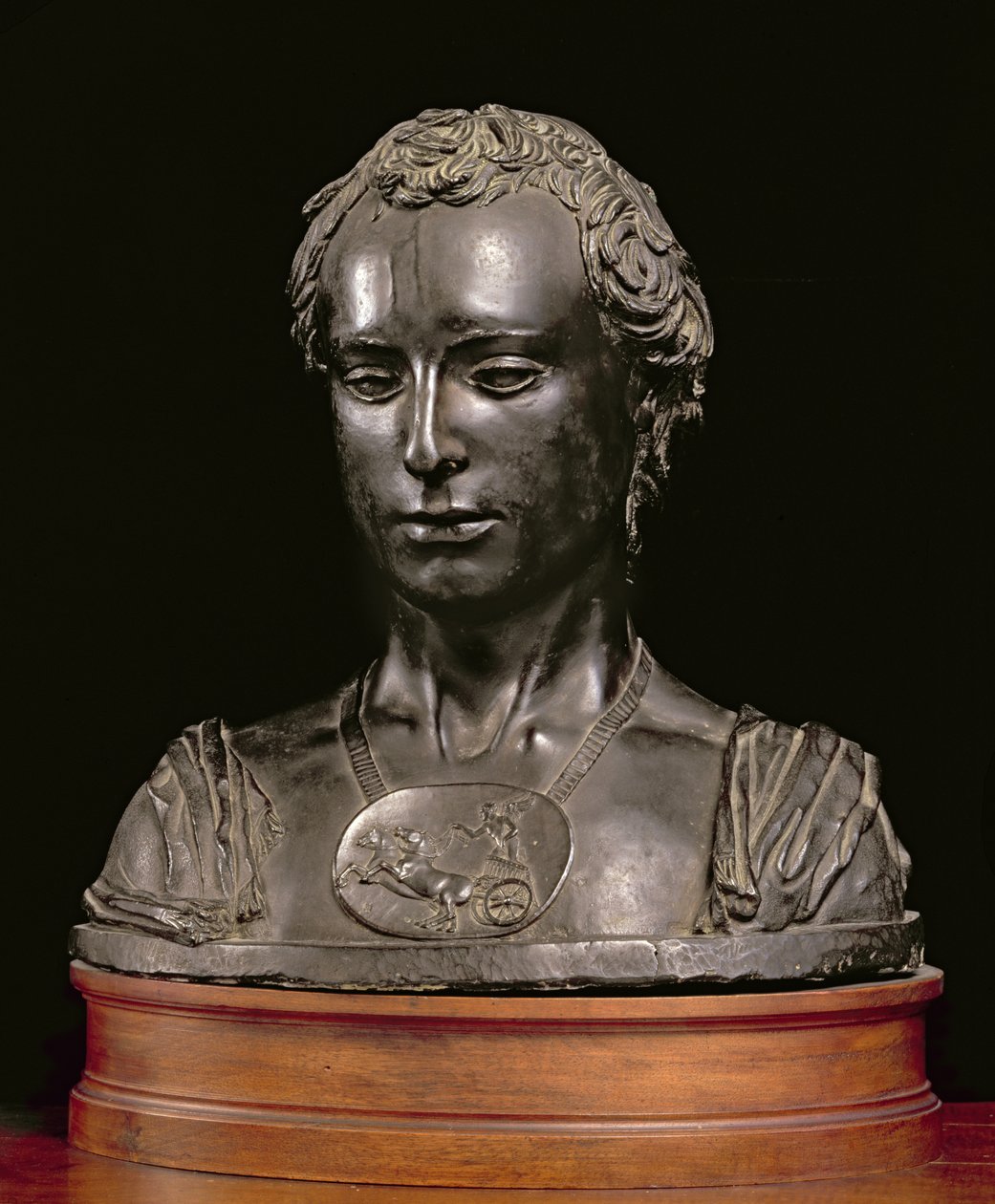 एक सज्जन (कांस्य) की बस्ट द्वारा Donatello
