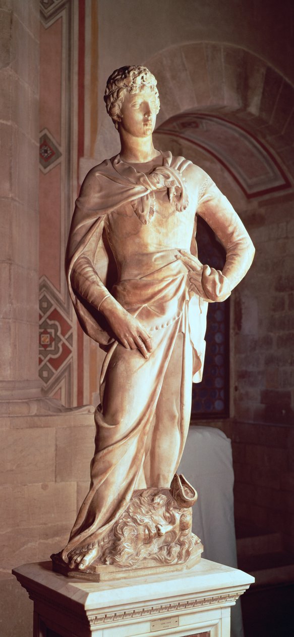 डेविड, 1408 (संगमरमर) (विस्तार के लिए 100343 देखें) द्वारा Donatello