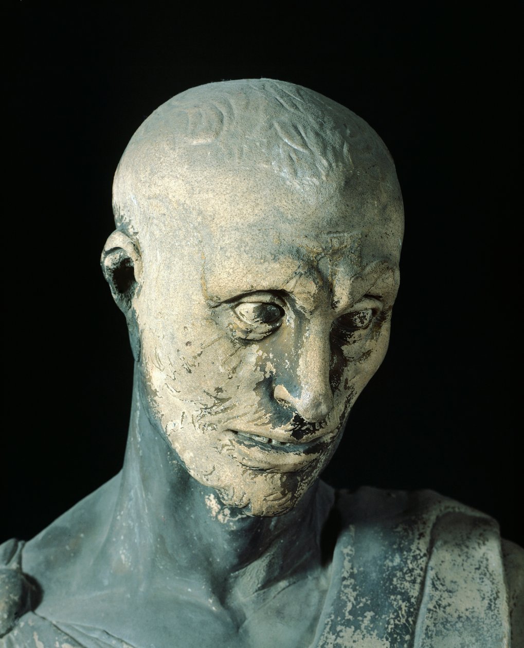 डोनाटेलो द्वारा हबक्कूक (सीए 1386-1466), संगमरमर की मूर्ति, विवरण द्वारा Donatello