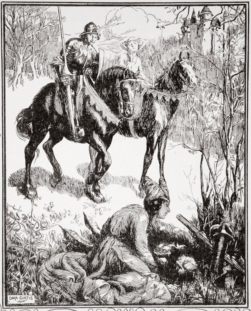 एक महिला फूट-फूट कर रो रही है, 1905। द्वारा डोरा कर्टिस