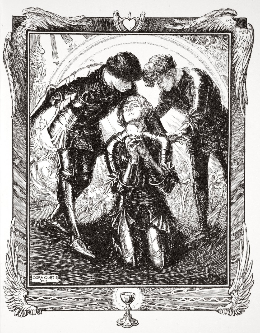 फिर वे सर गलहद गए, 1905। द्वारा डोरा कर्टिस