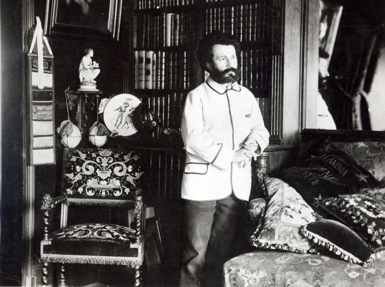 कैमिल फ्लेमरियन (1842-1925) अपने अध्ययन, 1893 में द्वारा डोर्नैकी