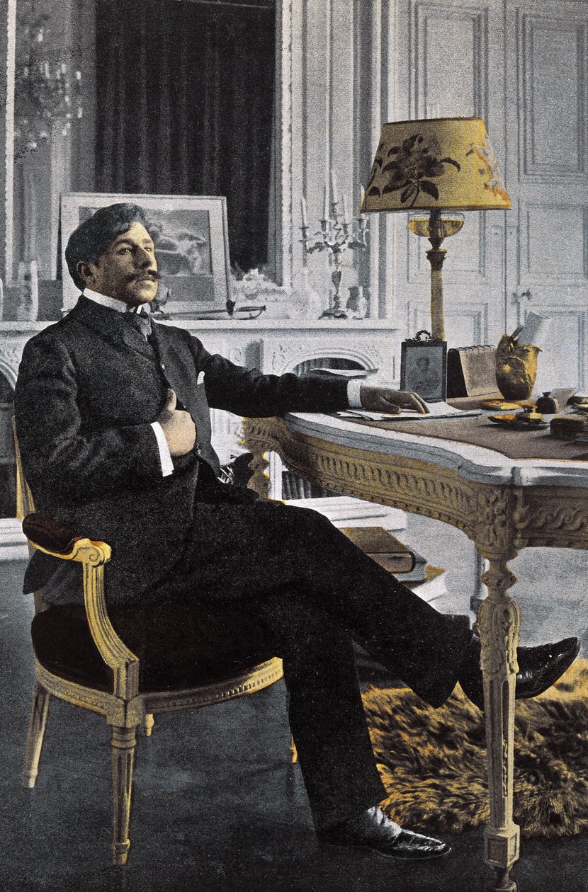पॉल एडम का पोर्ट्रेट (1862-1920), फ्रांसीसी लेखक - पॉल एडम फ्रांसीसी लेखक - पॉल फ्रेंकोइस अर्नोल्ड कार्डन (1858-1941) (डोर्नैक) द्वारा फोटो द्वारा डोर्नैकी