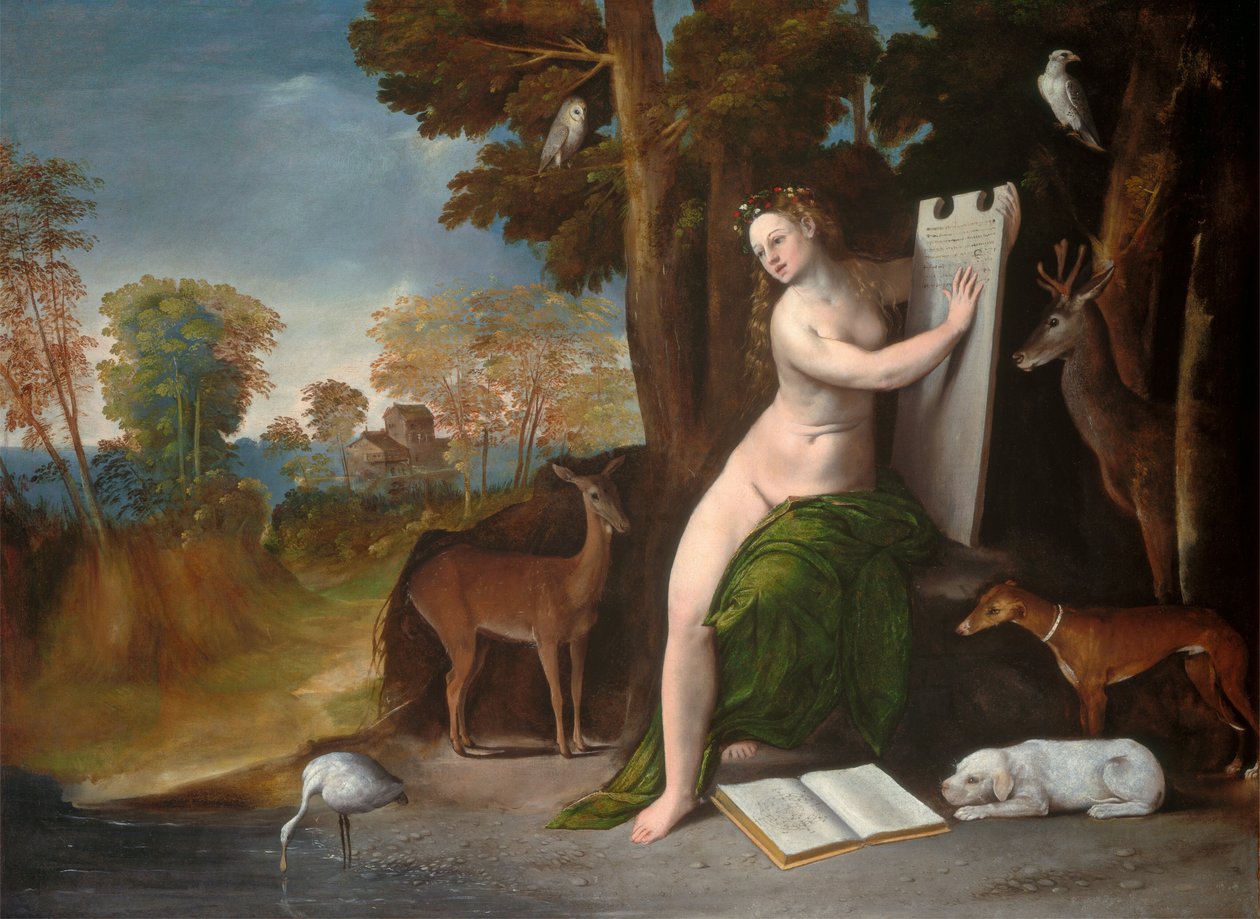 एक लैंडस्केप में Circe और उसके प्रेमी, c. 1525 द्वारा दोसो दोसी
