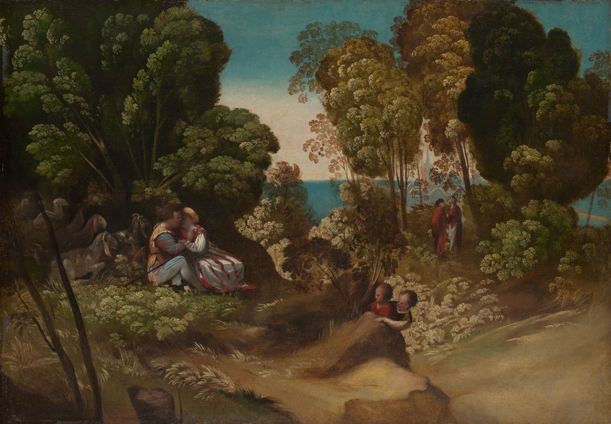मनुष्य के तीन युग, c.1515-20 (कैनवास पर तेल) द्वारा दोसो दोसी