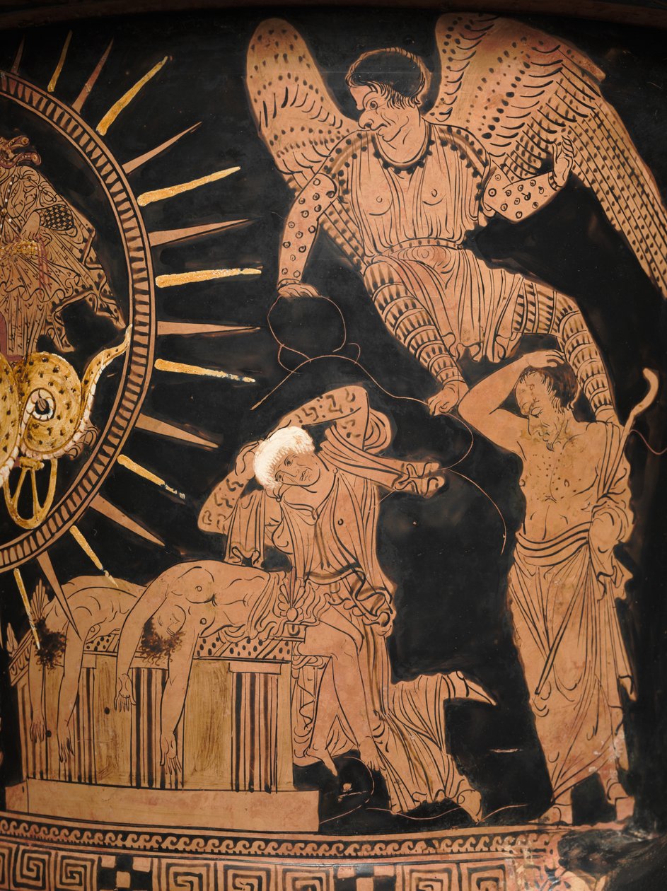 एक लाल-आंकड़ा lekythos से विस्तार द्वारा Douris
