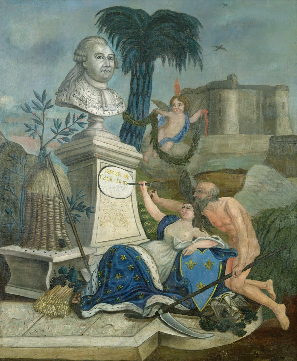 लुई XVI का गौरव, फ्रेंच के पिता, 1789 द्वारा Dubois