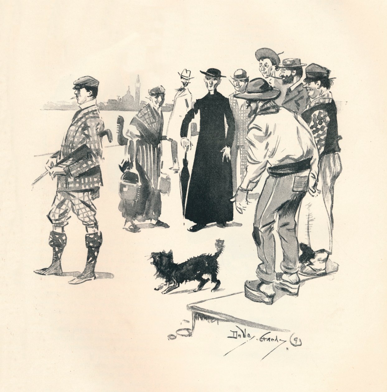 वेनिस में नॉकबॉकर, 1893, 1894 द्वारा डडली हार्डी