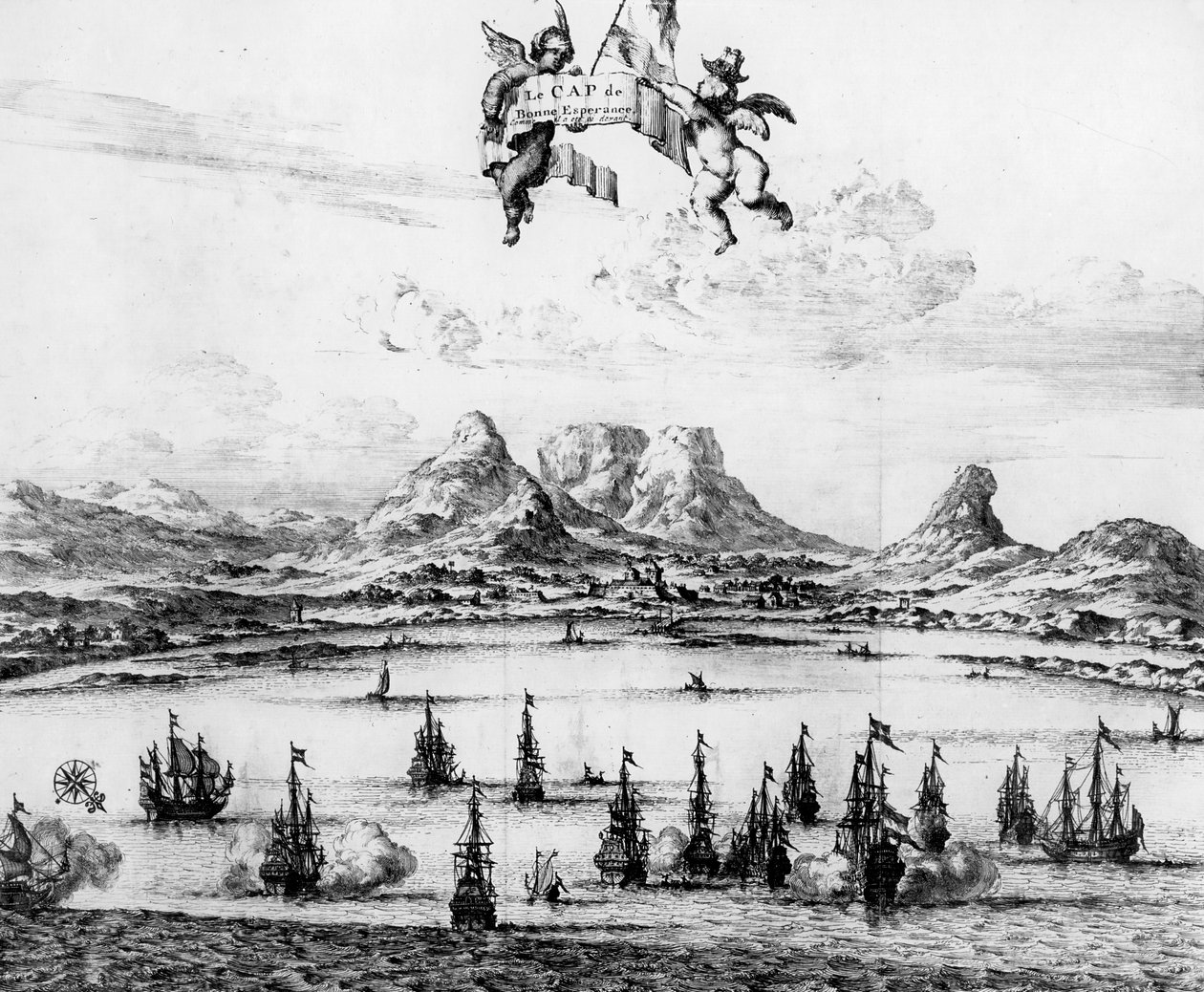 द केप ऑफ गुड होप, 1727 द्वारा डच स्कूल