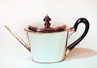 Teapot, Svalte Striebeck, एम्स्टर्डम, 1792 (रजत) द्वारा बनाया गया द्वारा डच स्कूल