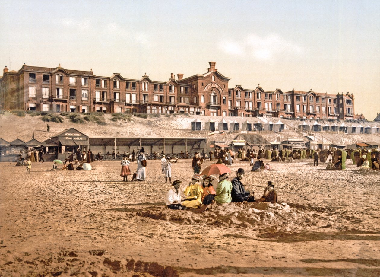Scheveningen, पब में होटल ऑरेंज। c.1900 द्वारा डच फोटोग्राफर