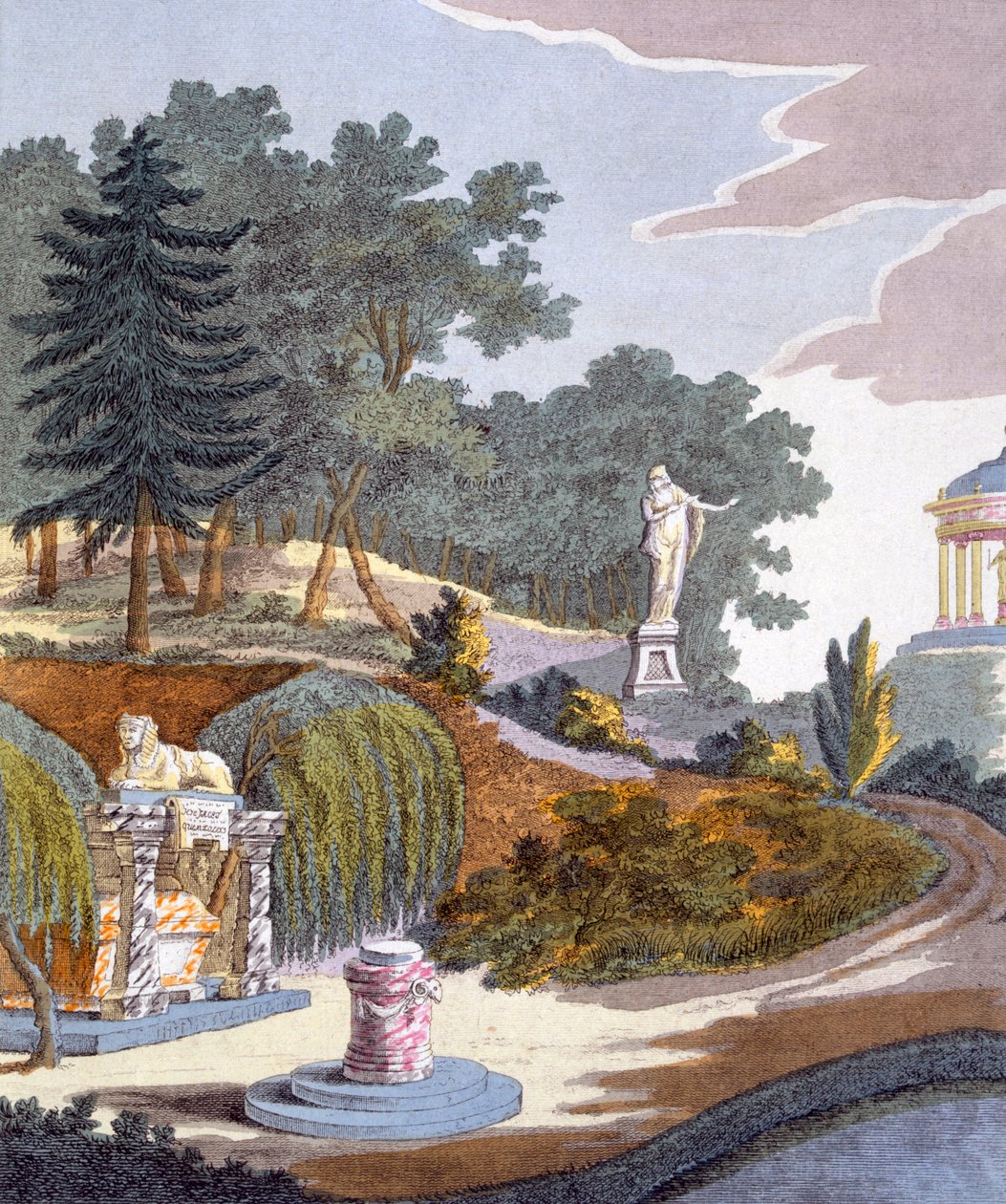 जी वैन लार द्वारा पत्रिका की गार्डन सजावट से उद्यान सजावट, 1802 प्रकाशित द्वारा डच स्कूल