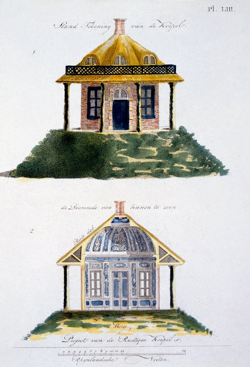 जी वैन लार द्वारा गार्डन रत्न की पत्रिका से गार्डन आभूषण, 1802 प्रकाशित द्वारा डच स्कूल