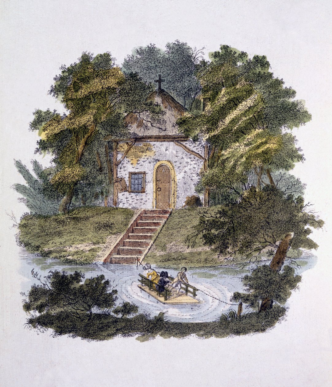 जी। वैन लार द्वारा गार्डन रत्न की पत्रिका से चित्रण, 1802 प्रकाशित द्वारा डच स्कूल