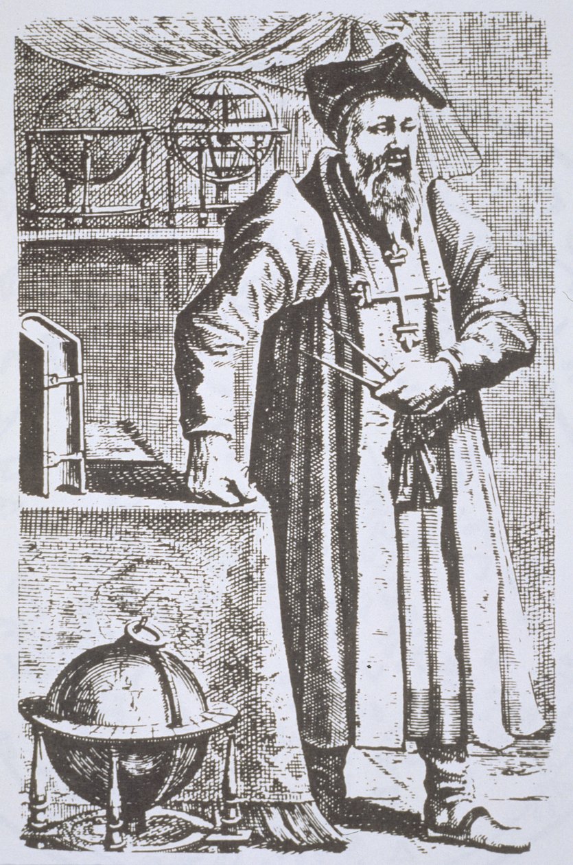 विलियम पोस्टेल का पोर्ट्रेट (1510-81), अपने डी यूनिवर्सिटि, लेडेन, 1643 से, जादू के इतिहास में सचित्र, 19 वीं सदी के अंत में प्रकाशित द्वारा डच स्कूल
