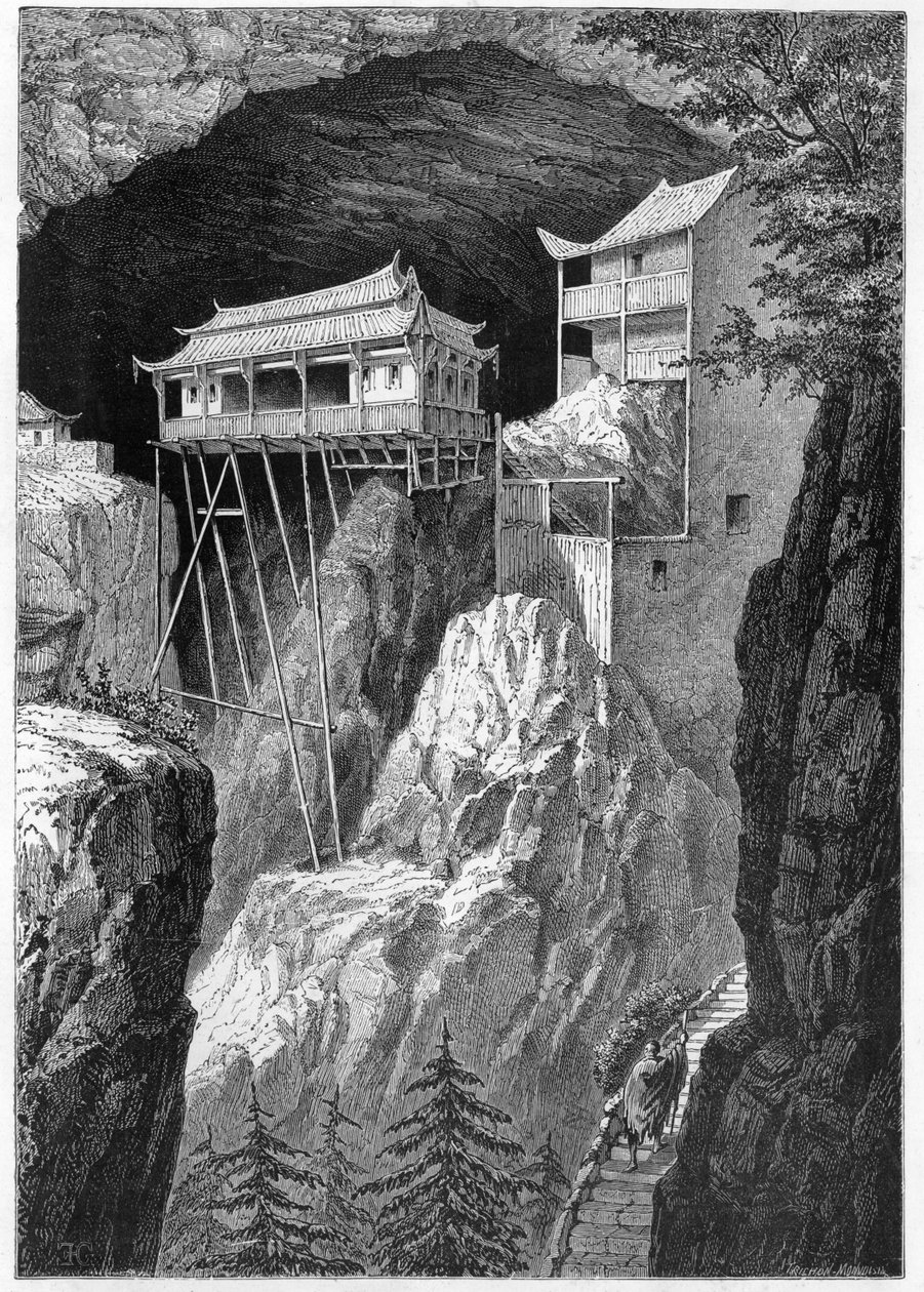 फंग-कवन-युआन का मंदिर, 1893 द्वारा ई। गार्नियर