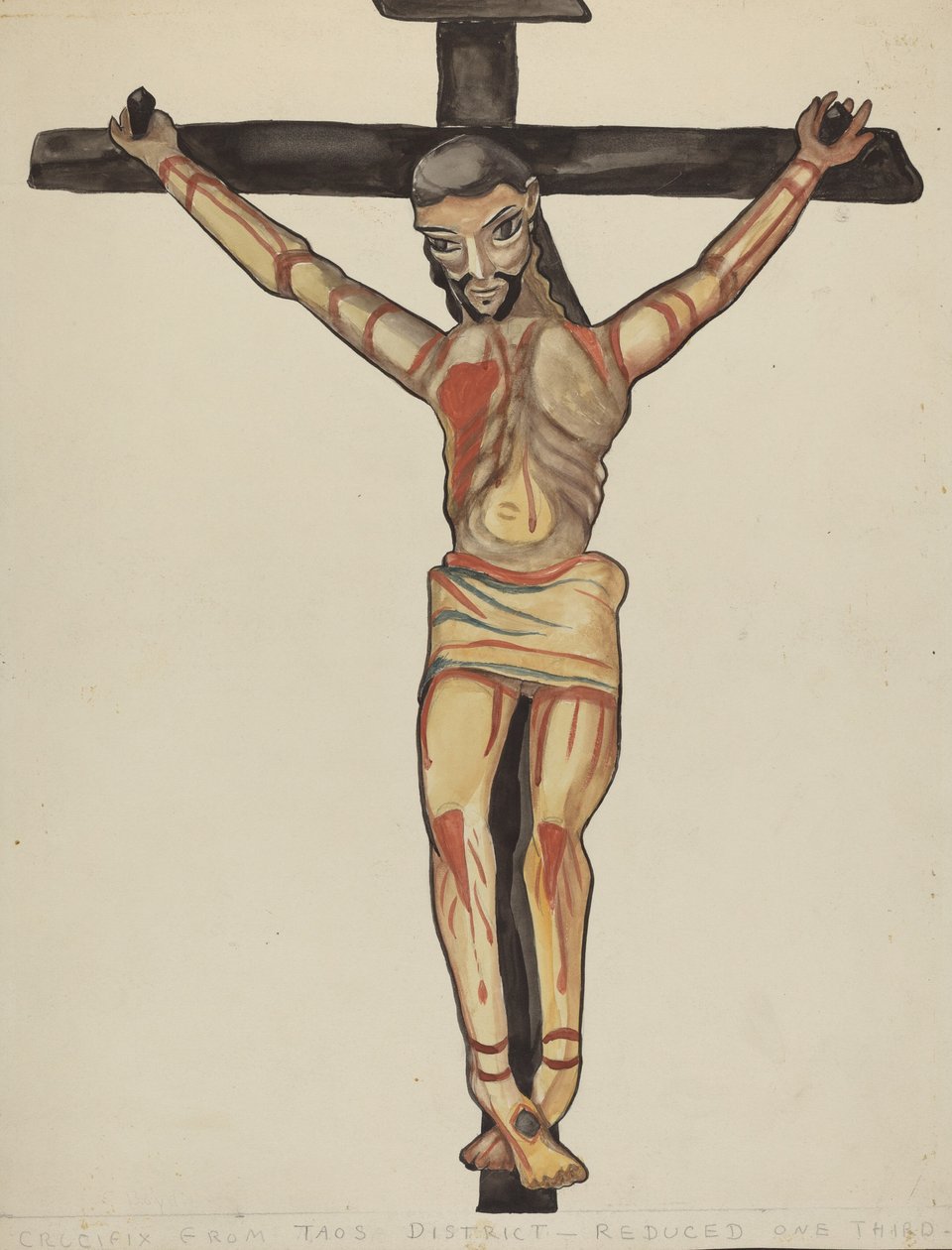 क्रूसिफ़िक्स, ताओस के आसपास से, 19351942। द्वारा ई. बॉयड