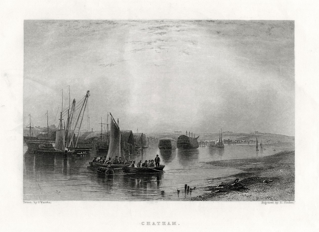 चैथम, केंट, 1860 द्वारा ई। खोजो