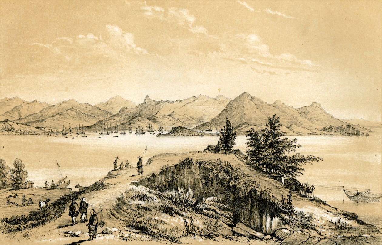 हांगकांग की खाड़ी और द्वीप, 1847 द्वारा ई गिल्कसो