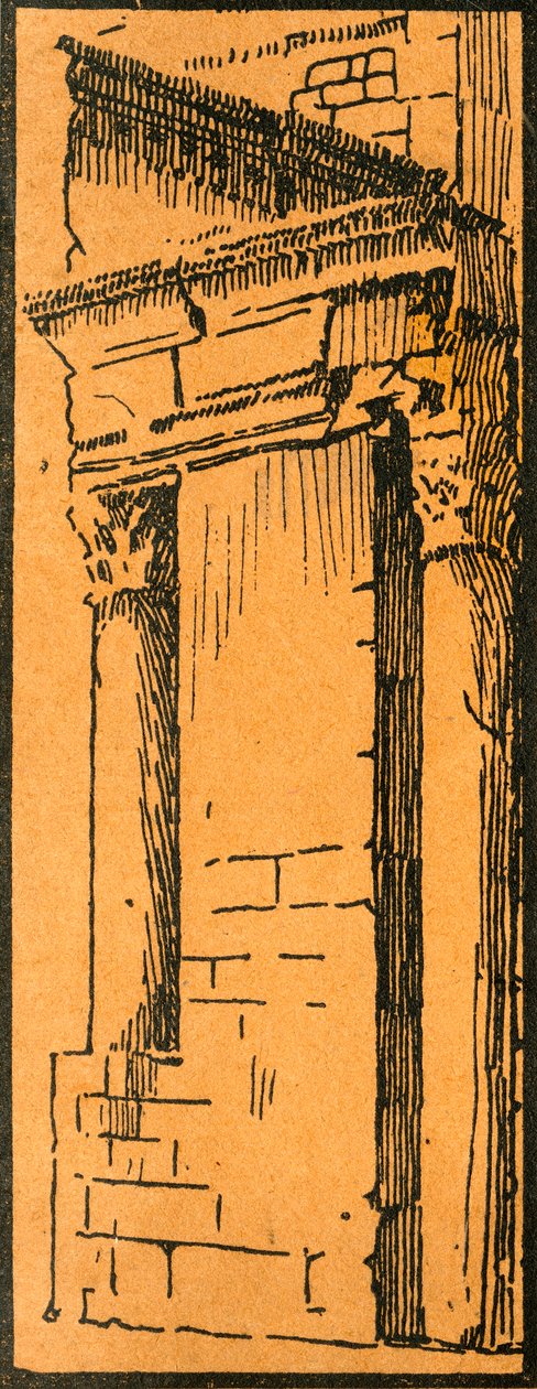 होटल डु नॉर्ड-पिनस से सटे फोरम का पोर्टिको, c1920s। द्वारा ई लागेटे