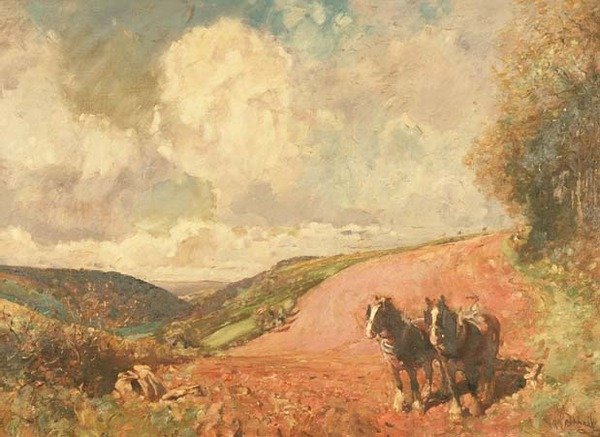 डेवोन की लाल मिट्टी द्वारा ई. और फ़्रीबर्ग एफपी (fl.c. 1896) बकनल्ली