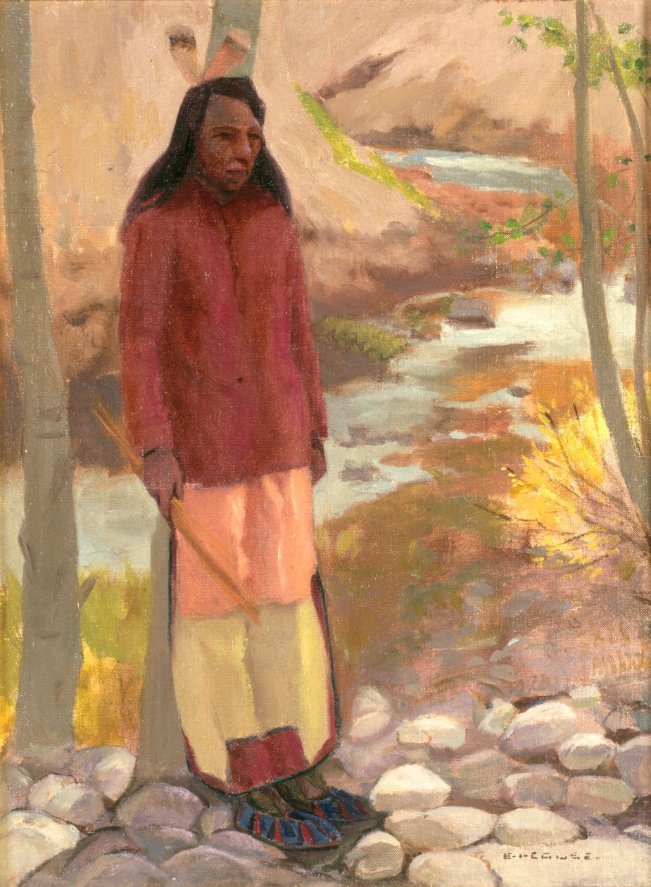 उमाटिला भारतीय, कोलंबिया नदी, 1897 का अध्ययन द्वारा Eanger इरविंग Couse