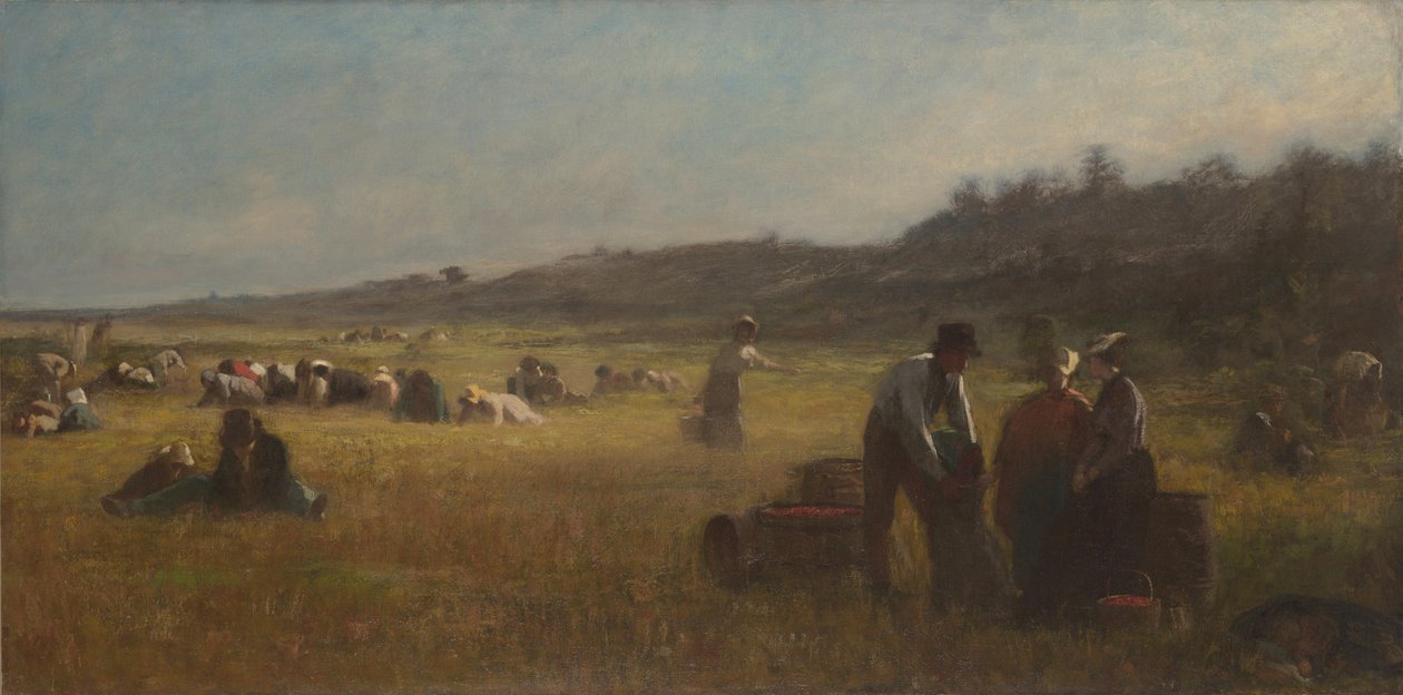 क्रैनबेरी पिकर, c.1878-79 द्वारा ईस्टमैन जॉनसन