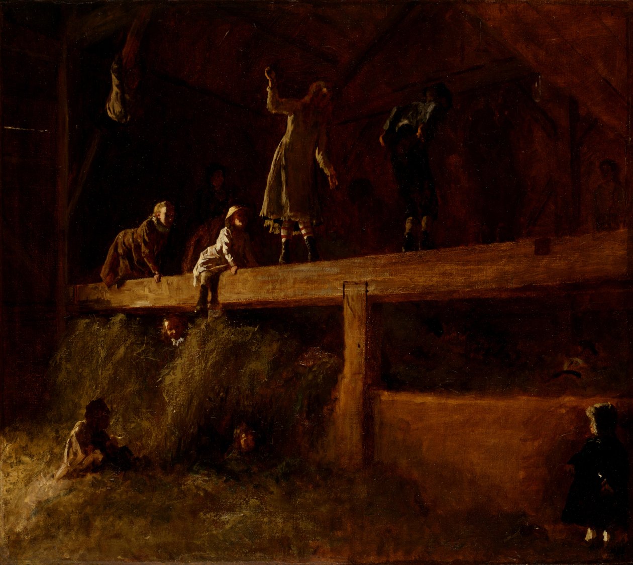 हेलाफ्ट में, c.1878 द्वारा ईस्टमैन जॉनसन