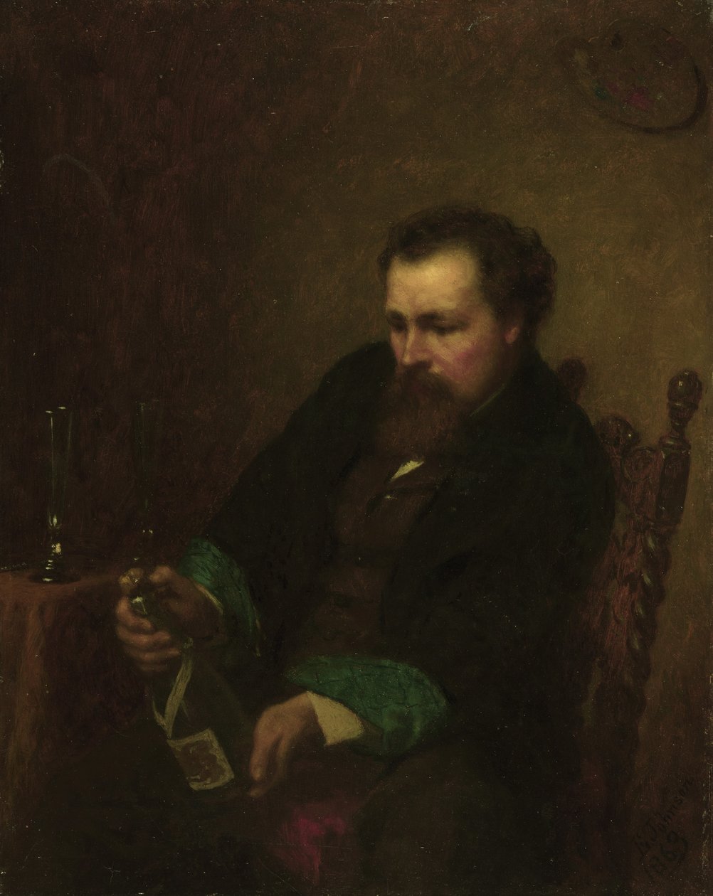 सेल्फ-पोर्ट्रेट, 1863 द्वारा ईस्टमैन जॉनसन